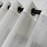 ELIRA Sheer Curtains – Custom Natural Linen-Look Drapes in 15 Colors